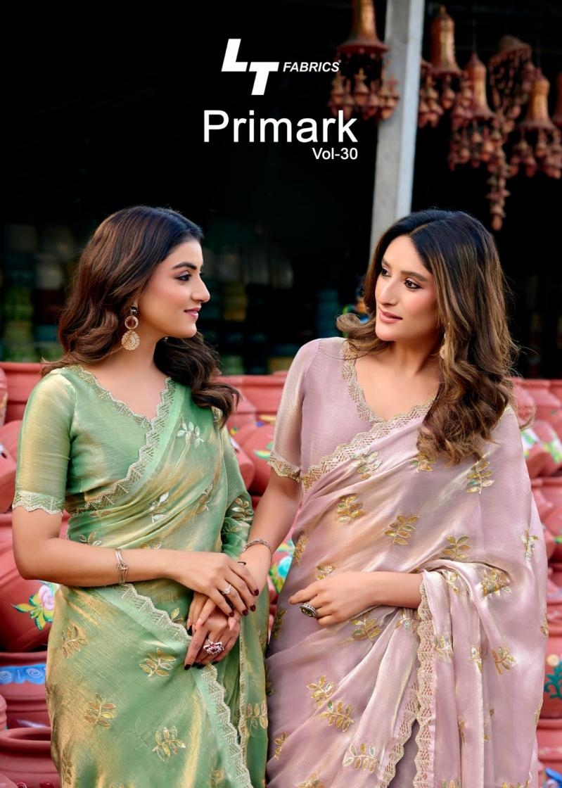 lt fashion primark vol 30 series 3001-3006 fancy embroidery saree