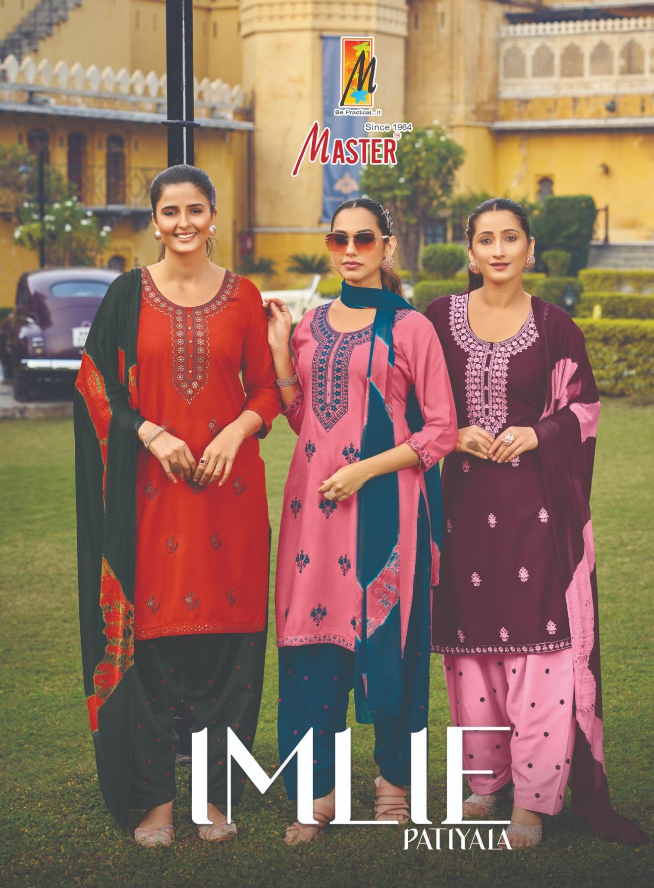 master imlie series 1001-1008 rayon readymade suit