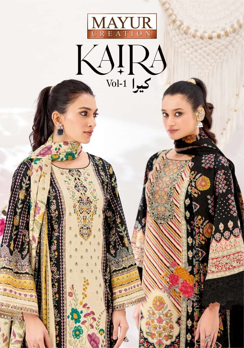 Mayur Kaira Vol-1 series 1001-1008  Pure Cotton Print wholesale suit