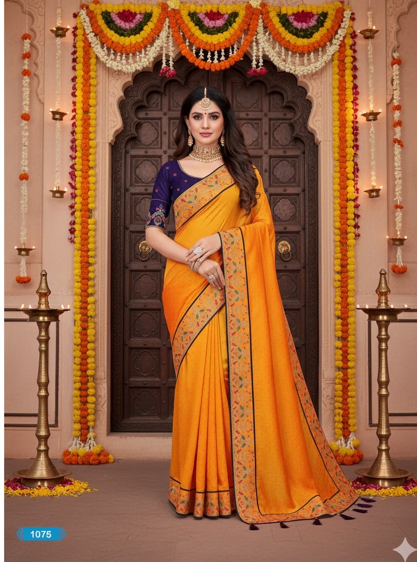 Mix All Time HIt Collection embroidery wholesale saree 