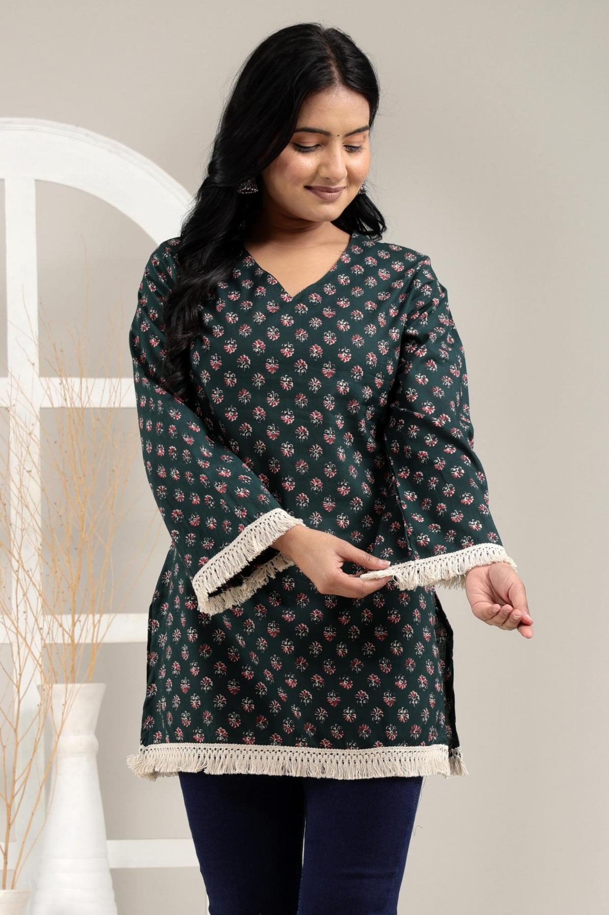 modern readymade unique cotton combo short pakistani top