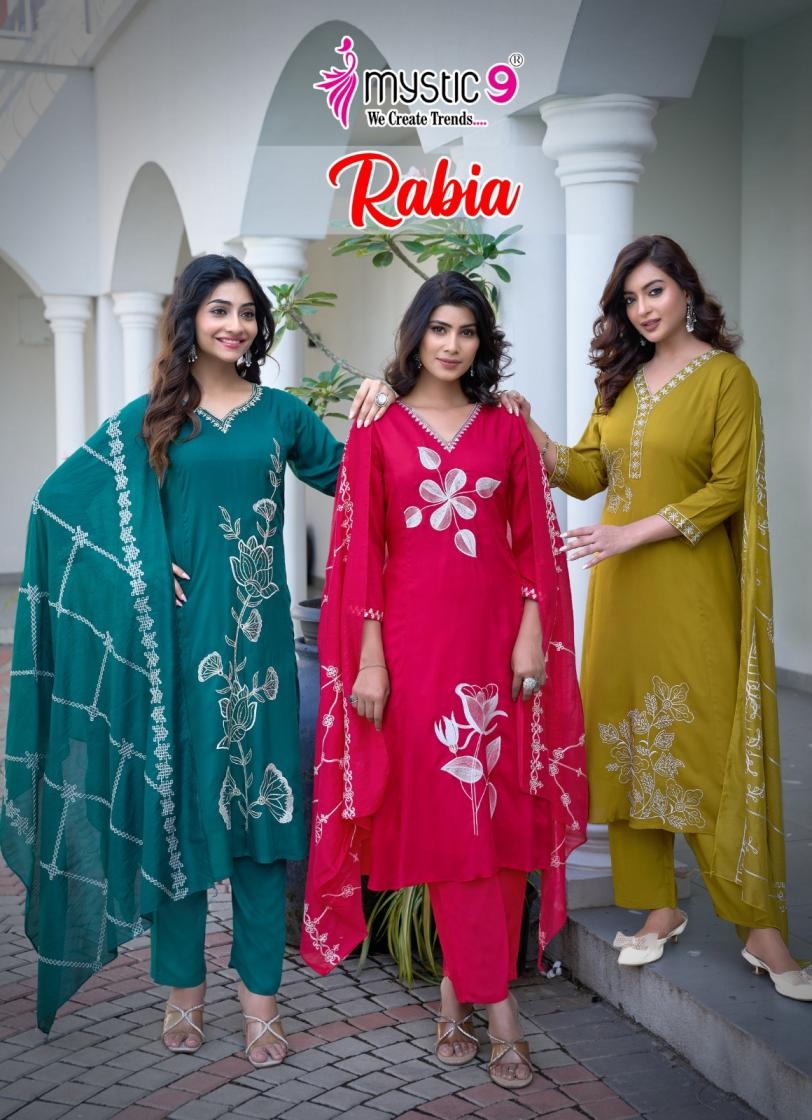 mystic9 rabia vol 1 series 1001-1008 modal mul readymade suit 