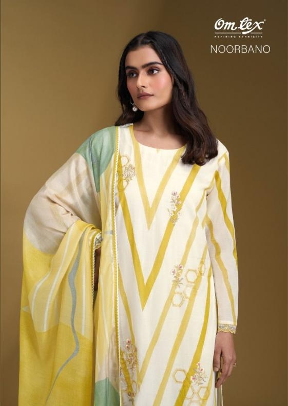 omtex noorbano series 12011 chanderi silk wholesale suit 