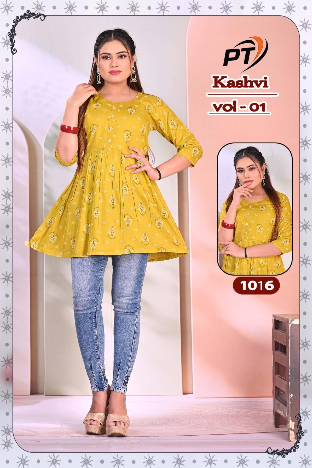 padmavati kashvi vol 1 series 1001-1020 rayon wholesale tops