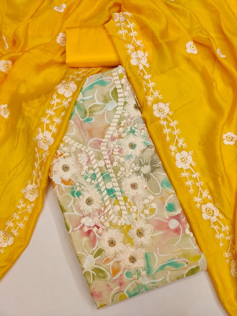PANPARAG PV ROMAN  SILK  LONG STICH WORK wholesale suit 