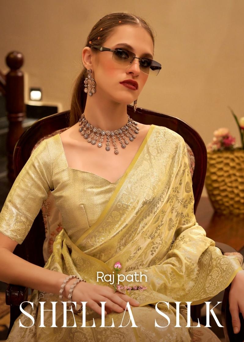 Rajpath shella silk series 243-248 soft satin silk wholesale saree