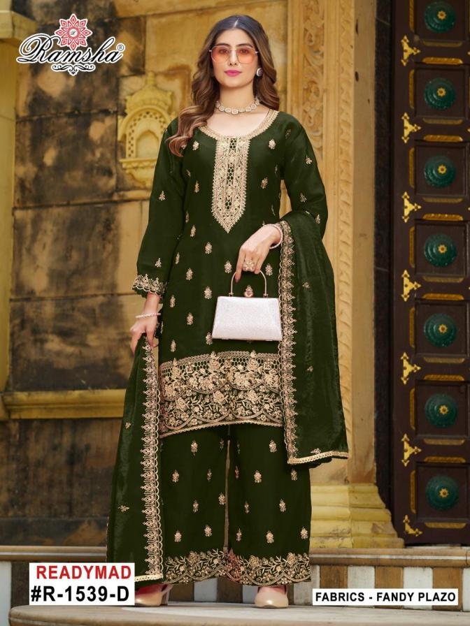 ramsha r 1539 nx fandy readymade fancy pakistani plazzo suits