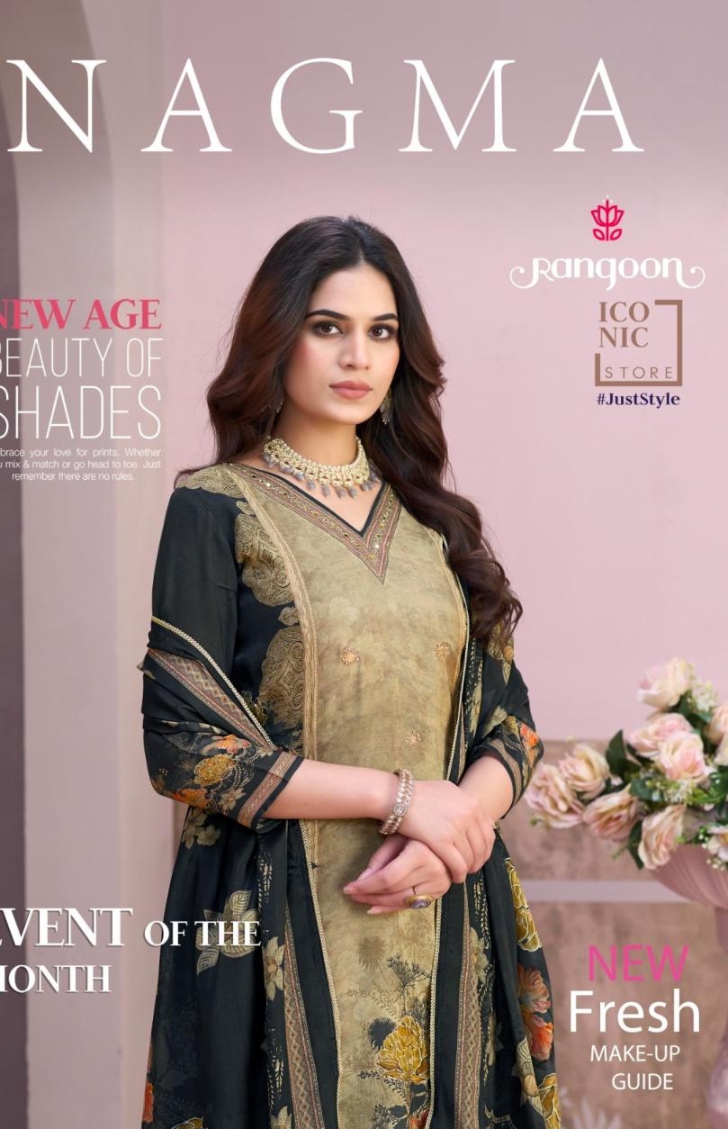 rangoon nagma series 10401-10404 Pure Muslin wholesale readymade suit 