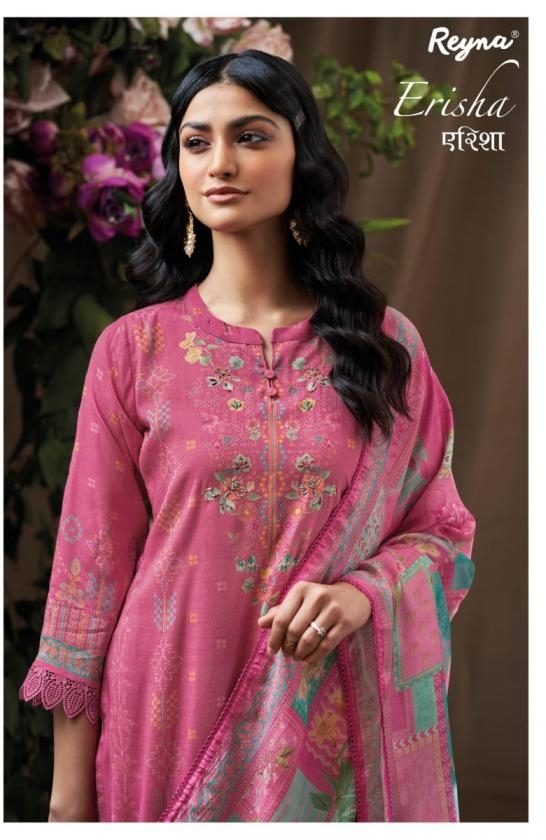 reyna erisha series 10384-10387 muslin print wholesale suit
