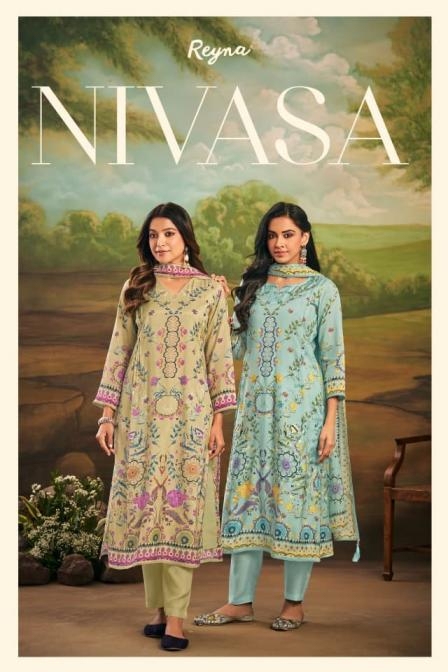 reyna nivasa series 10473-10476 monga silk wholesale suit