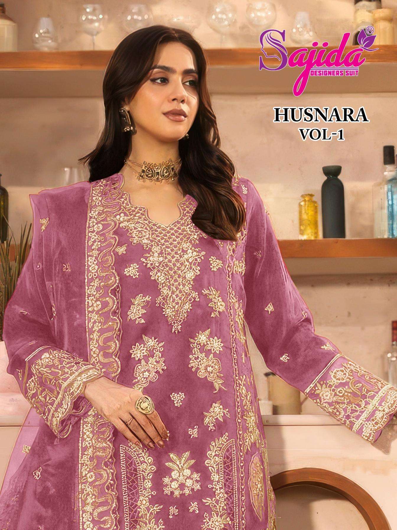 sajida husnara vol 1 series 1152 dola mate wholesale pakistani suit