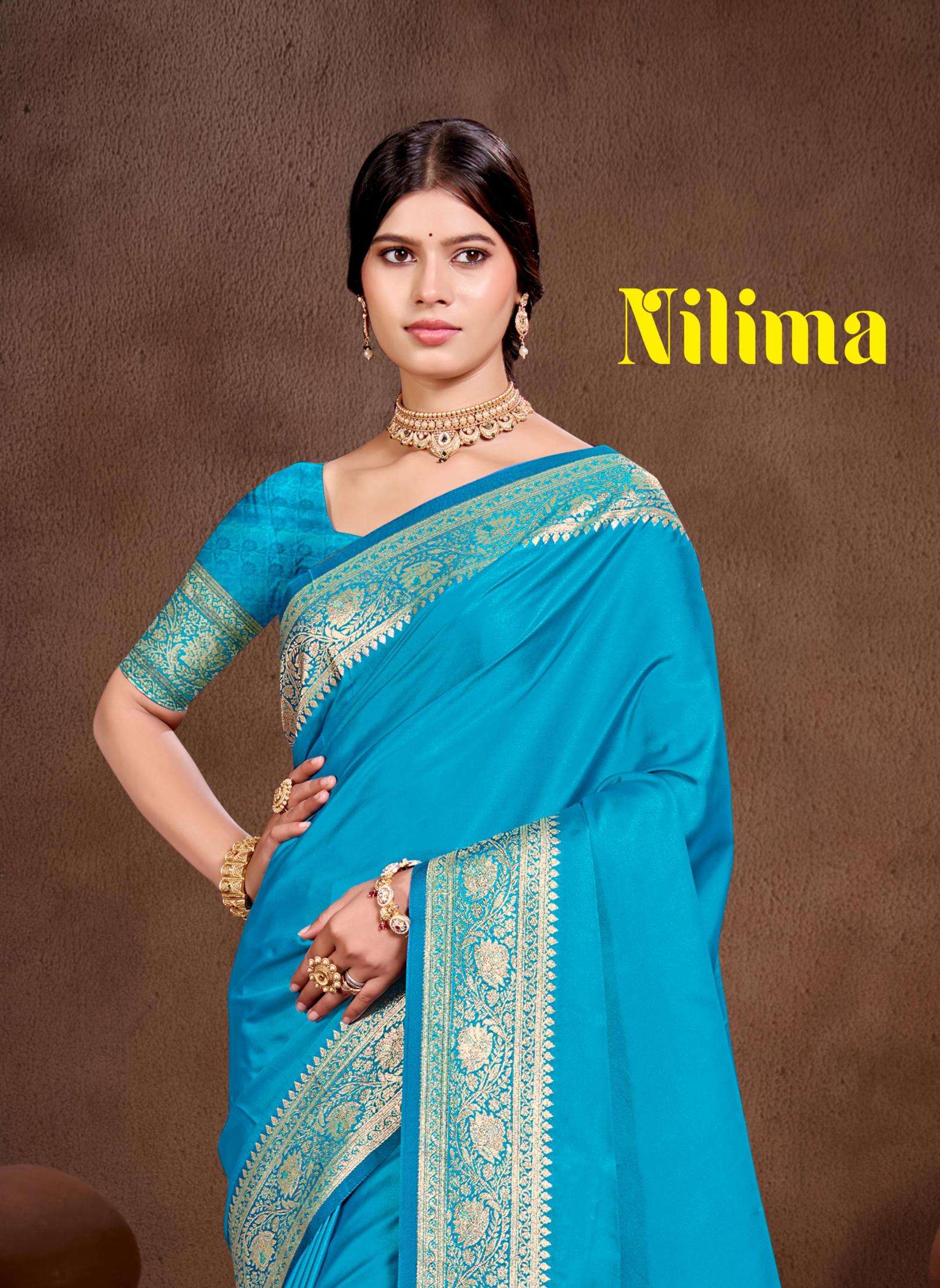 Sangam Prints Bunawat - Nilima series 1001-1004 Silk Woven Work Traditional Saree