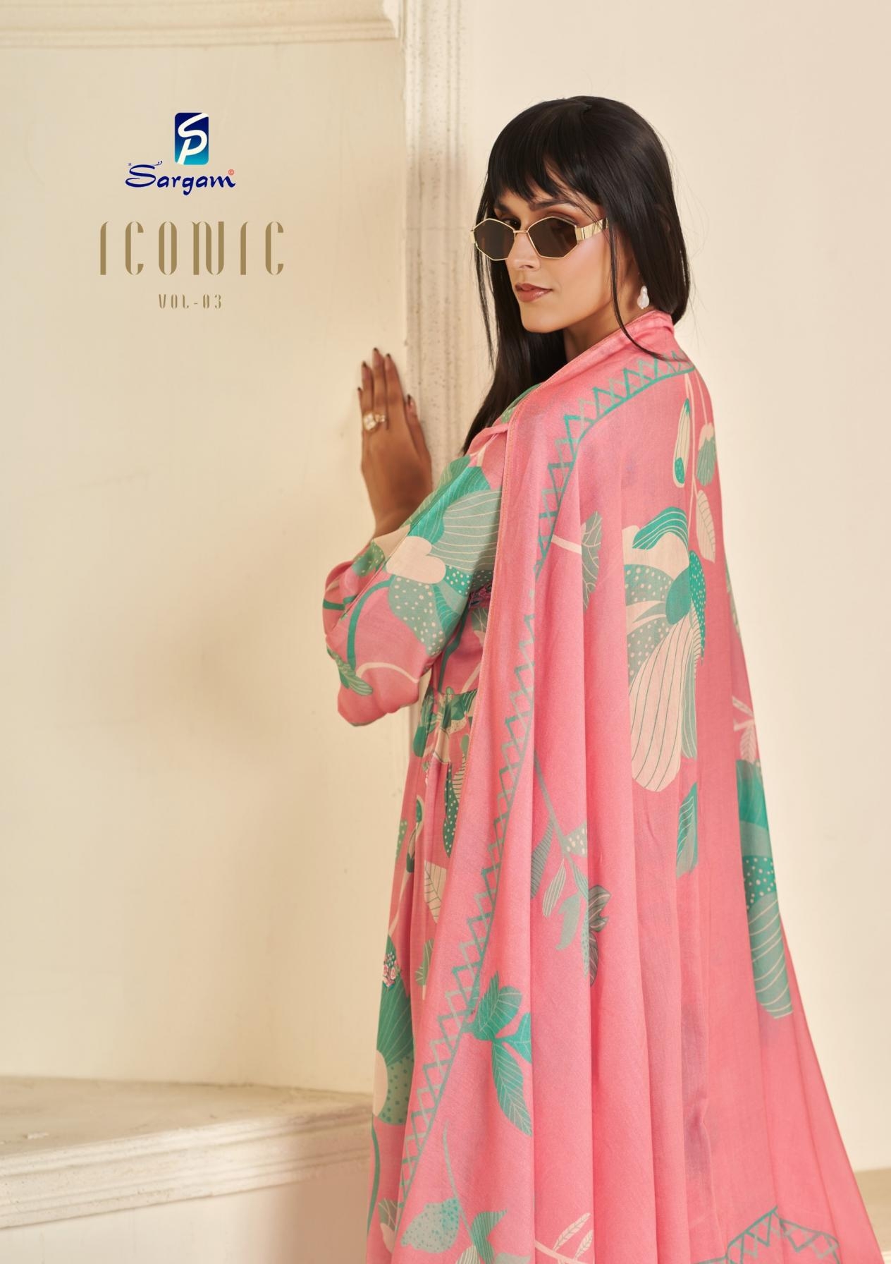 sargam prints iconic vol 3 series 2806 muslin wholesale suit 