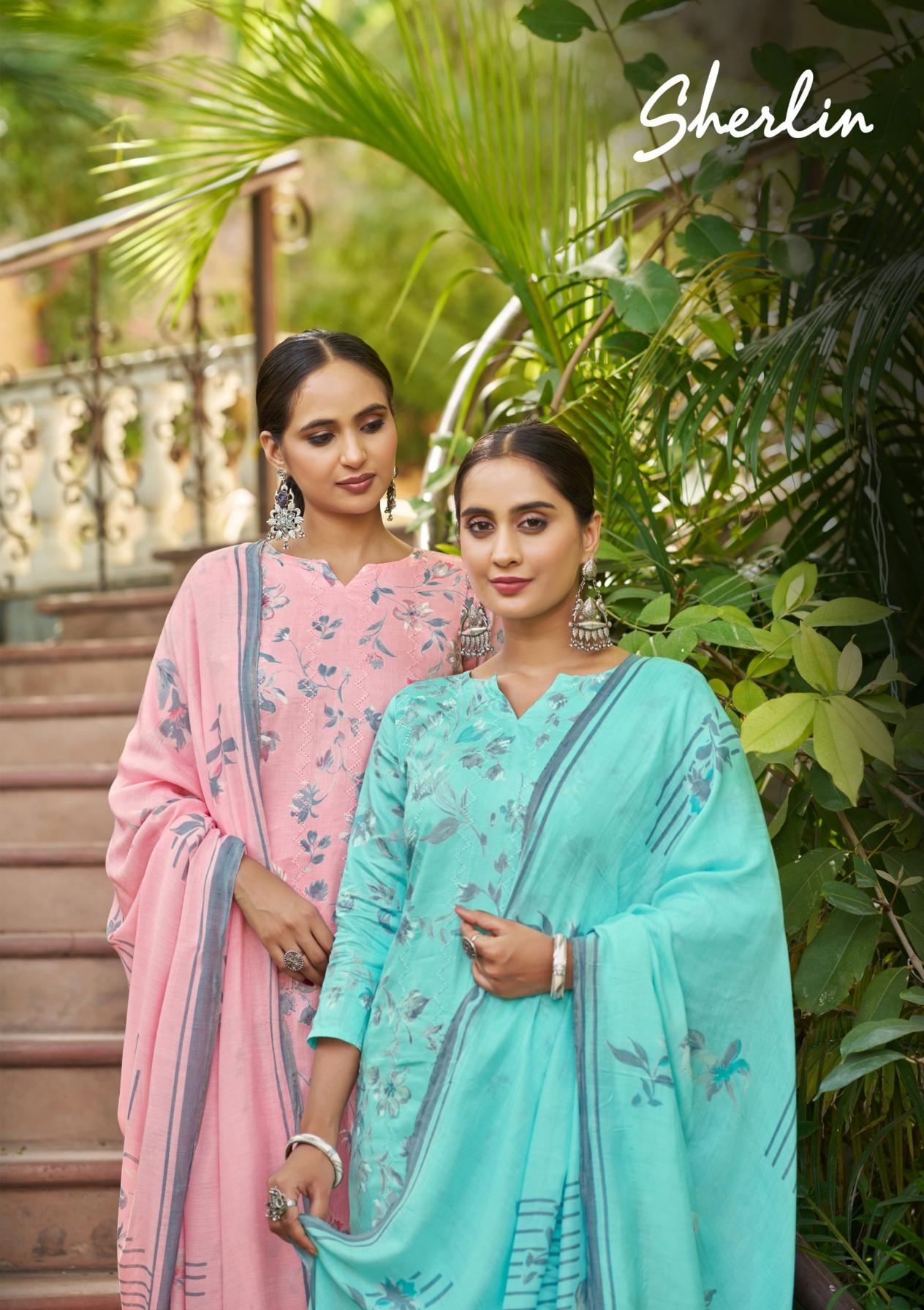 sargam prints sherlin series 2696 jam print wholesale suit 