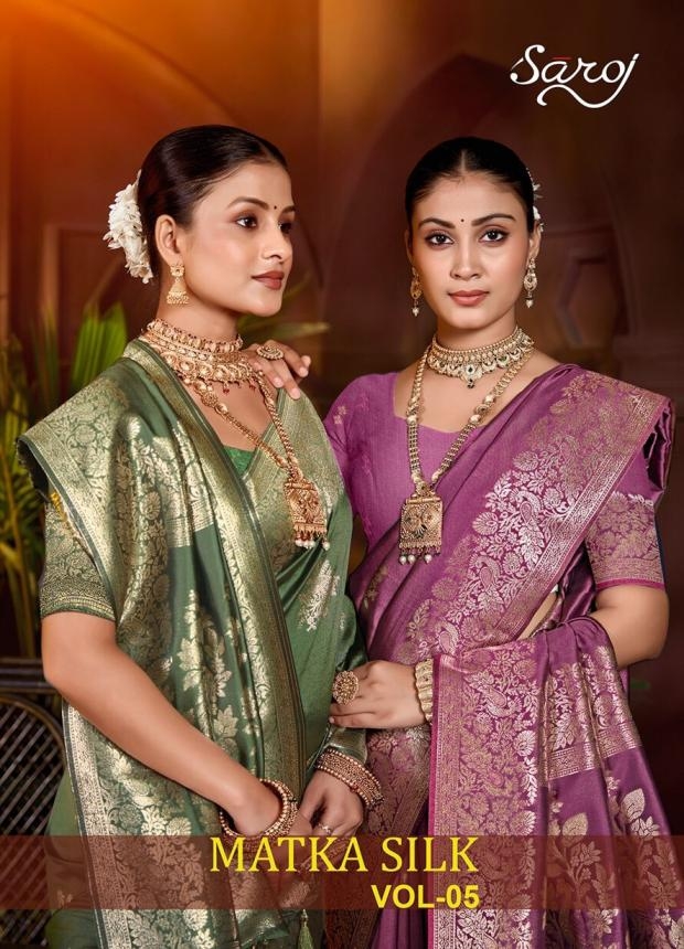 Saroj Matka silk vol.5 series 1001-1004 50*600 Silk saree