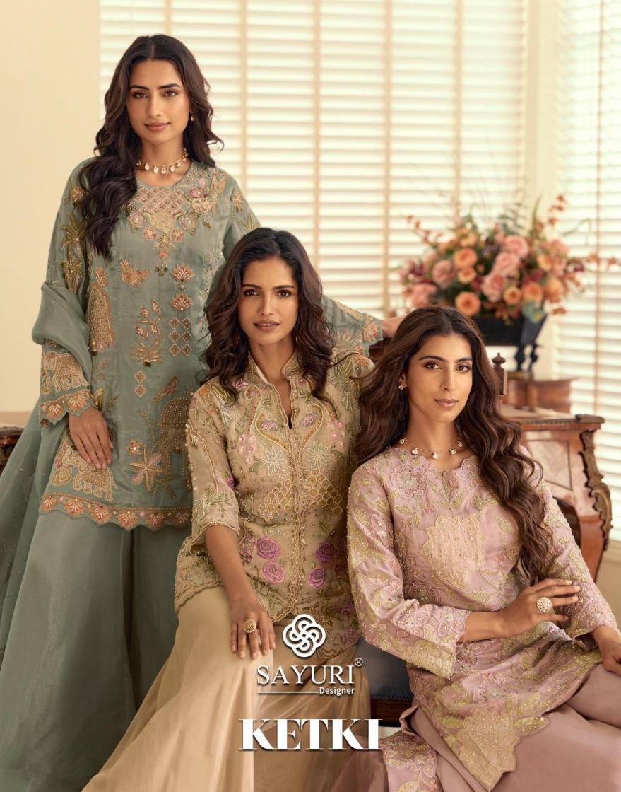 sayuri designer ketki series 10252-10254 simar silk wholesale suit