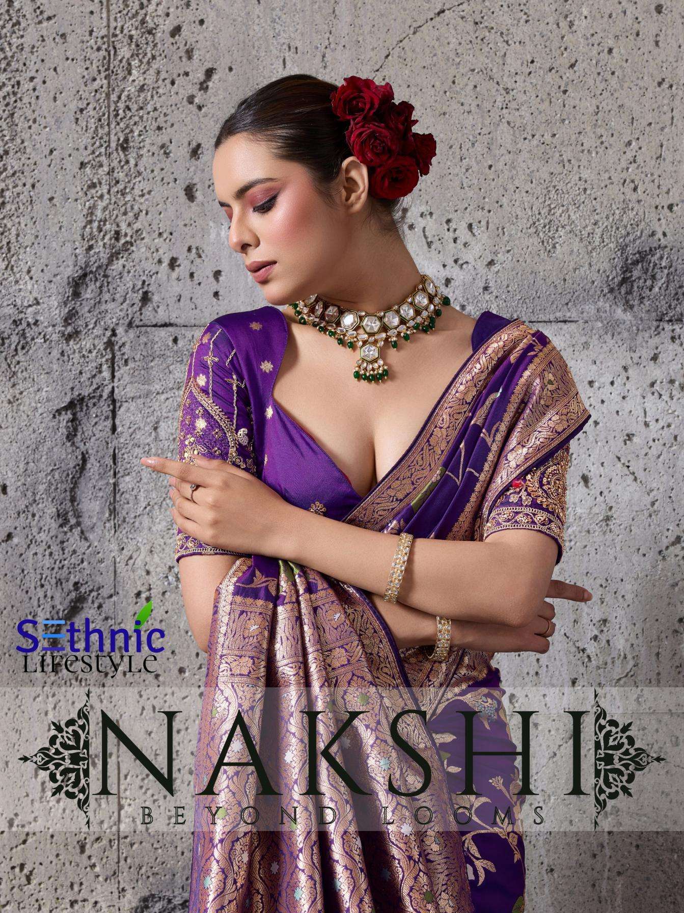 sethnic lifestyle nakshi series 11001-11004 banarasi silk wholesale saree