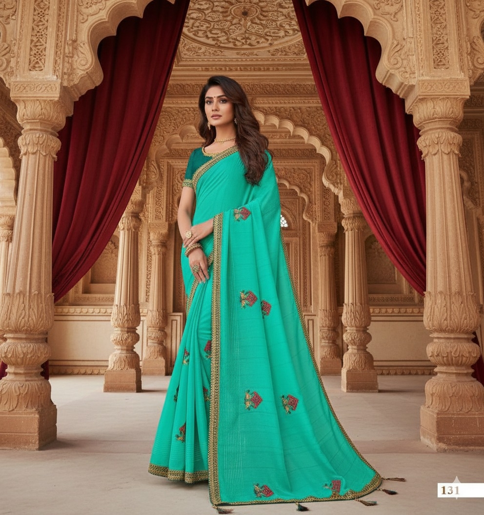 SL Festiva mix Fancy Fabric With Beutifull Border wholesale saree