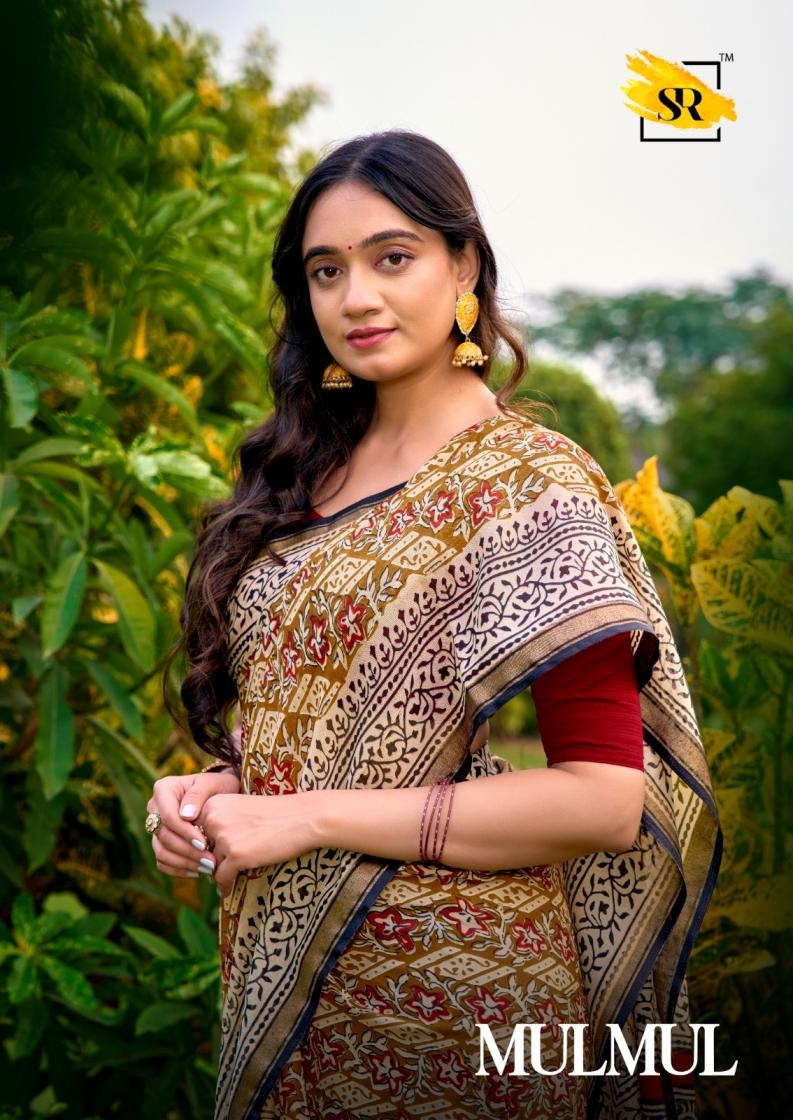 sr mulmul series 1116-1125 viscose mul mul wholesale saree in surat 