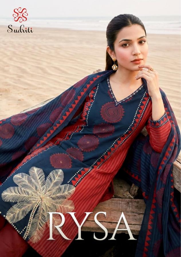 sudriti sahiba rysa pure cotton lawn wholesale suit 