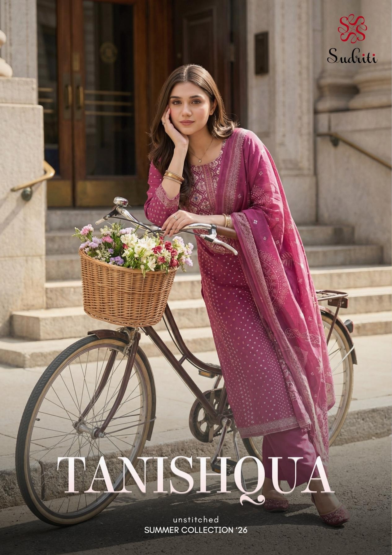 sudriti sahiba tanishqua cotton lawn wholesale suit in surat