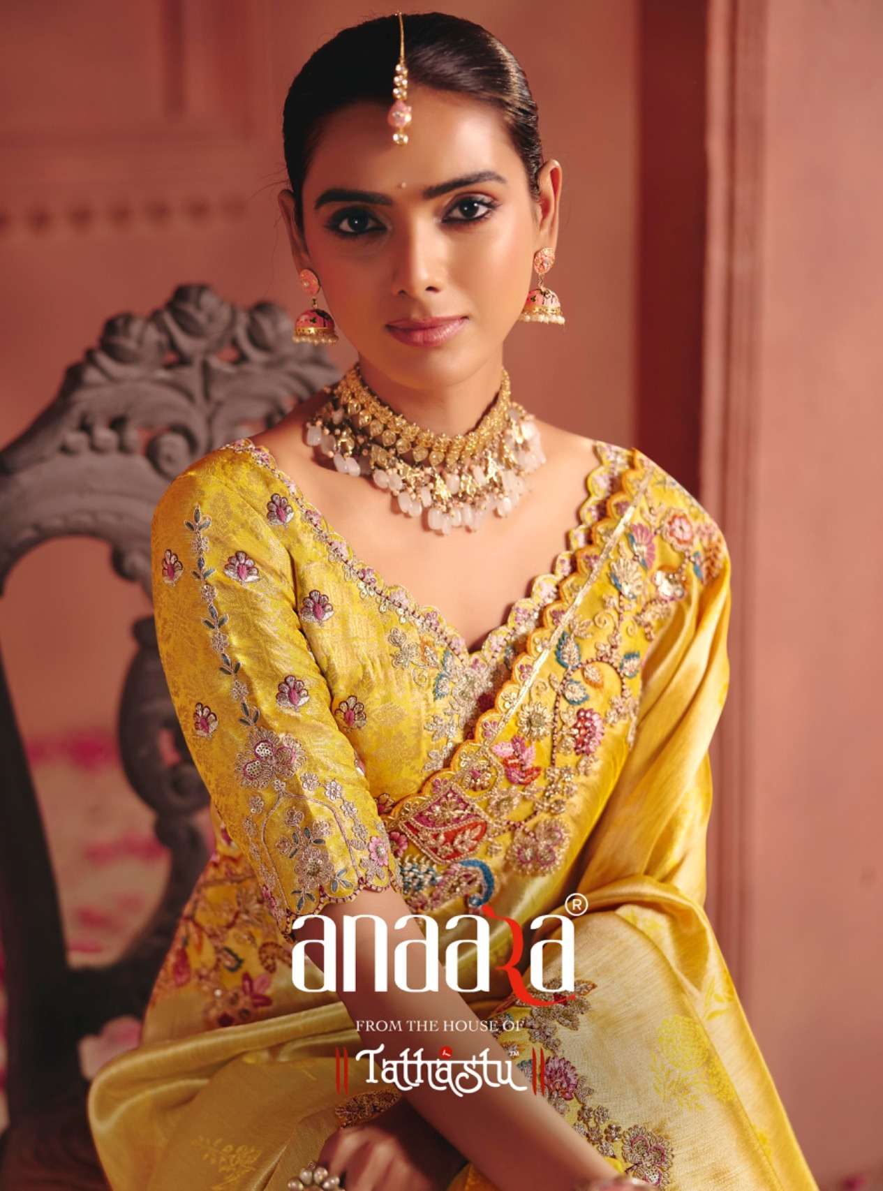 Tathastu Anaara 8300 Series 8301-8312 fancy Party wear wholesale saree