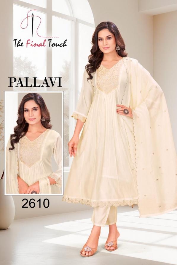  the final touch pallavi series 2607-2612 mul chanderi readymade suit