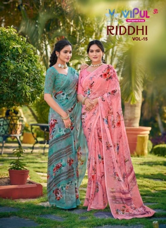 vipul raddhi vol 15 series 89730-89741 weightless saree
