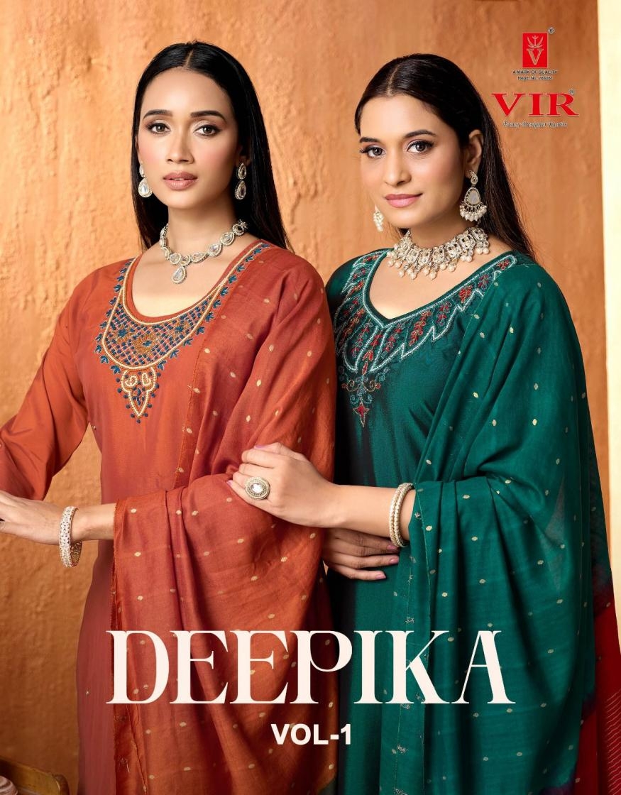 vir deepika vol 1 series 1001-1008 rangeela wholesale readymade suit 