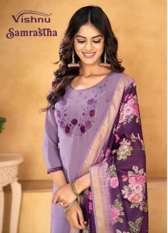 vishnu samrastha series 65001-65012 mul chanderi wholesale suit