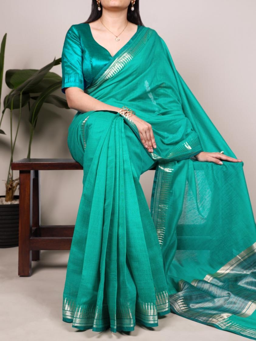 ynf8000 cotton silk pretty look sarees