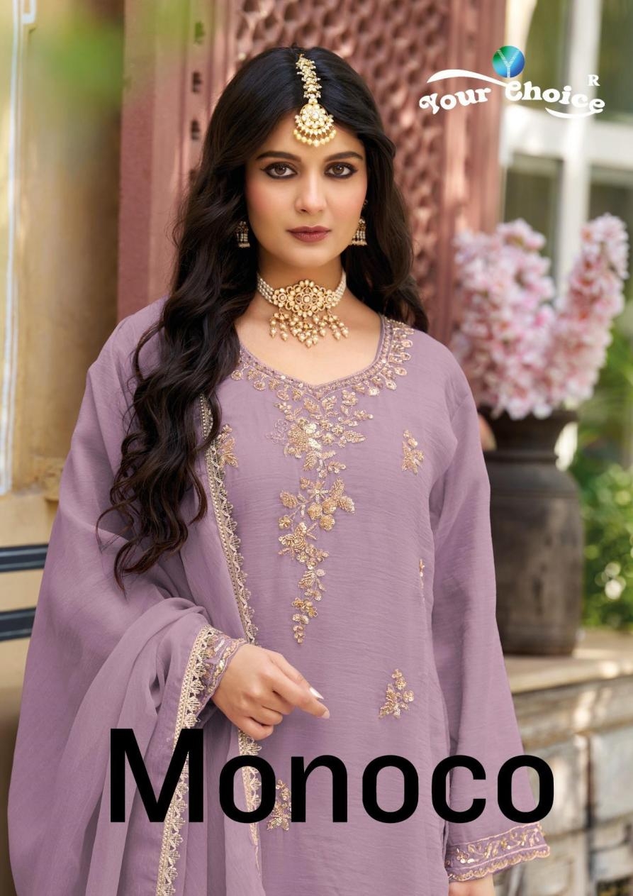 your choice monoco series 1001-1003 rose gold readymade suit