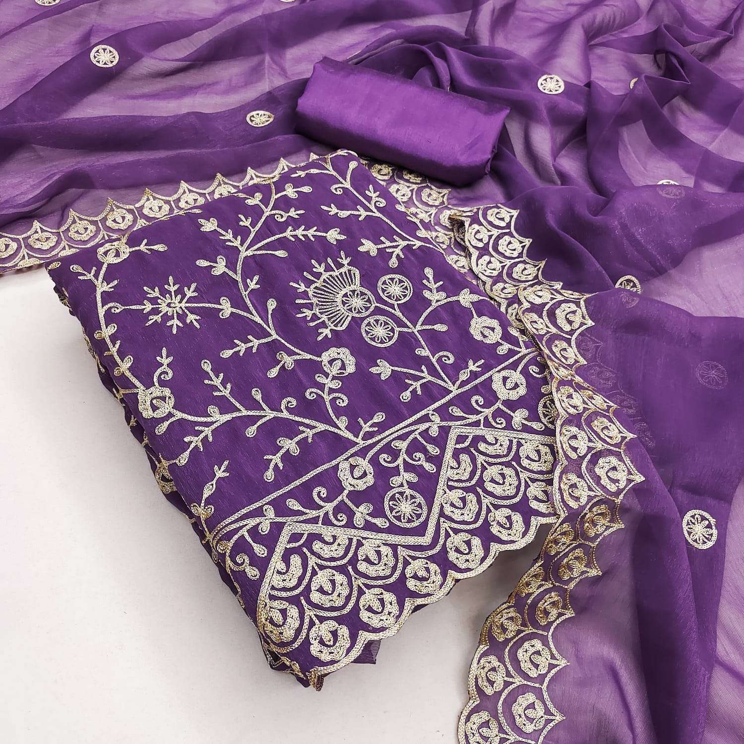 zikzak 2 CRUNCHY SIMMER MULTI  WORK wholesale suit in surat