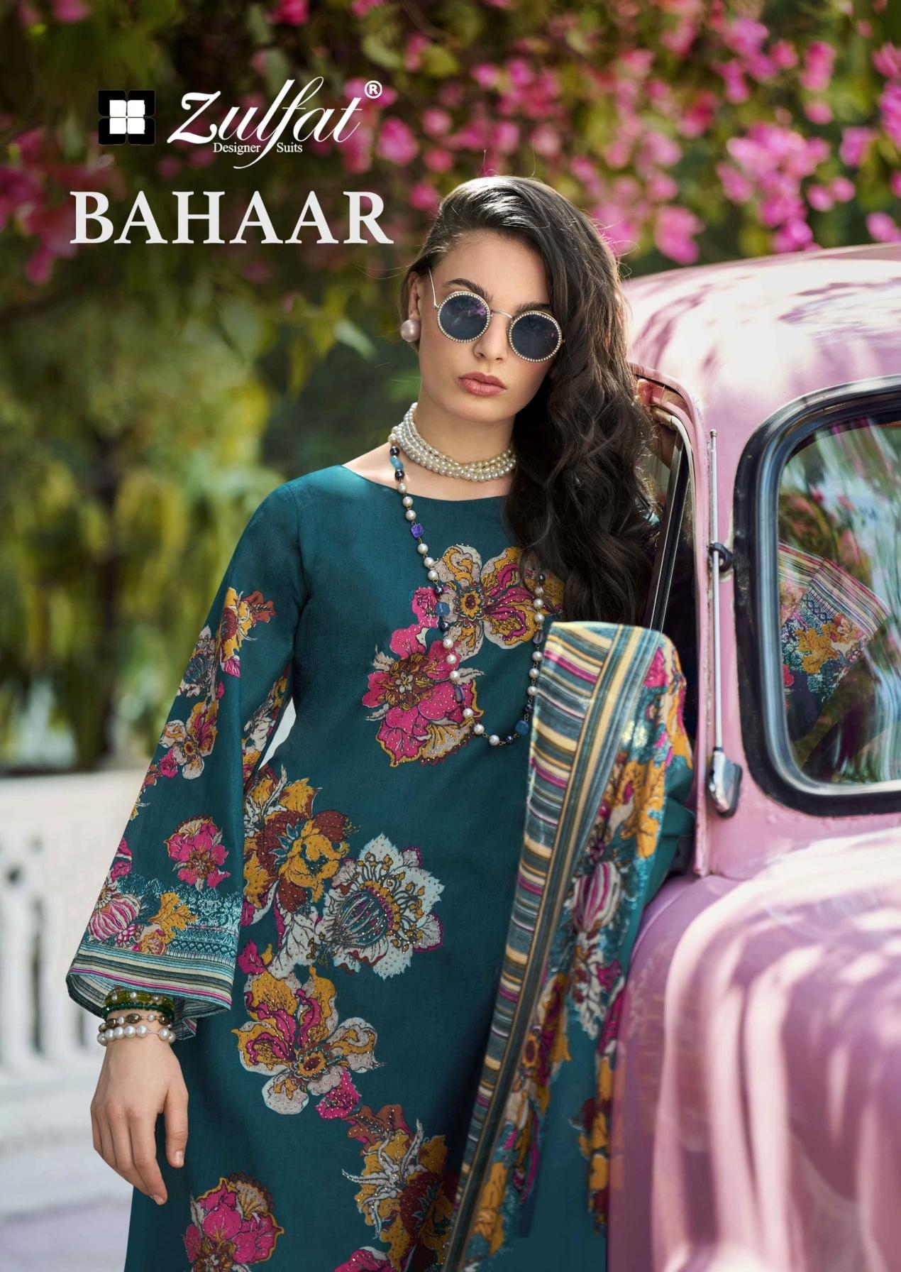 zulfat bahaar series 656001-656008  Pure Cotton readymade suit 