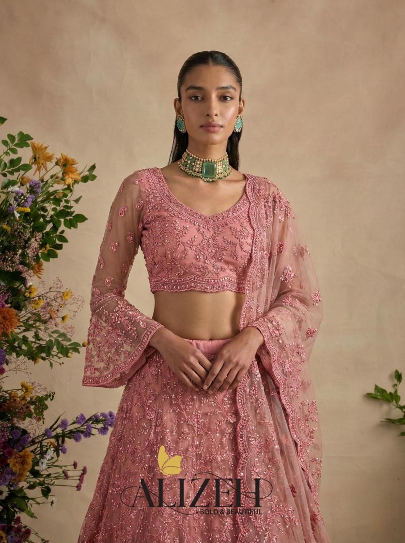 alizeh 1082 butterfly net wholesale lehenga