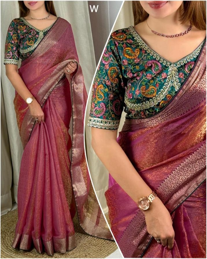 anaya fandy silk pretty look saree wholesaler