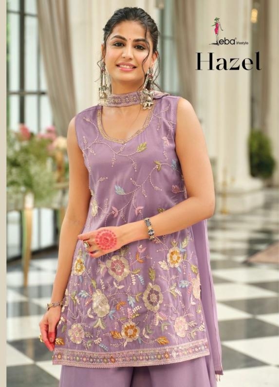 eba lifestyle hazel series 2151 to 2153 readymade simer with beast work pakistani plazzo suit in wholesale surat
