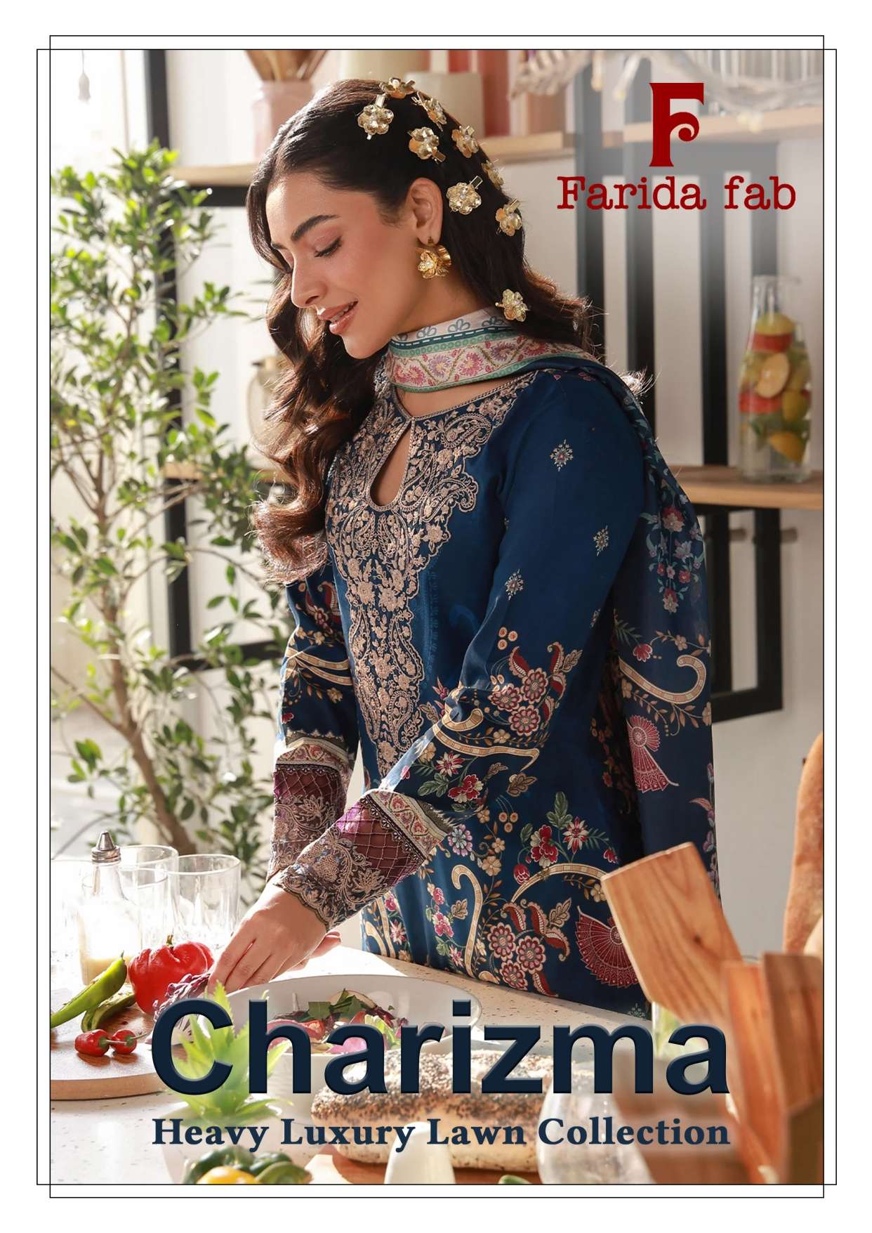 Farida fab Charizma Vol-1 series 1001-1006 cotton Pakistani Dress Material