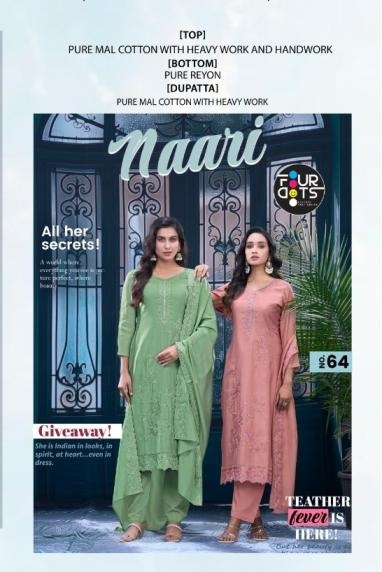 fourdots naari series 9061-9064 mul cotton wholesale suit