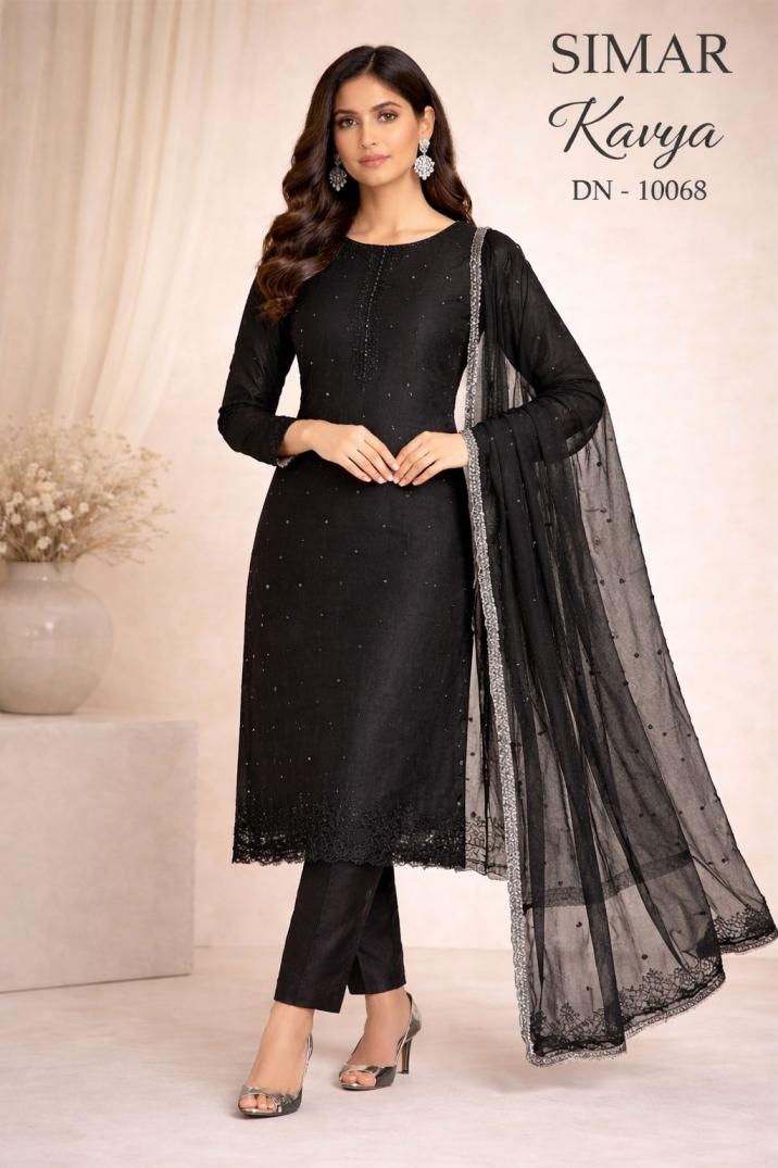 glossy simar kavya 10068 unique glass organza salwar kameez in wholesale surat