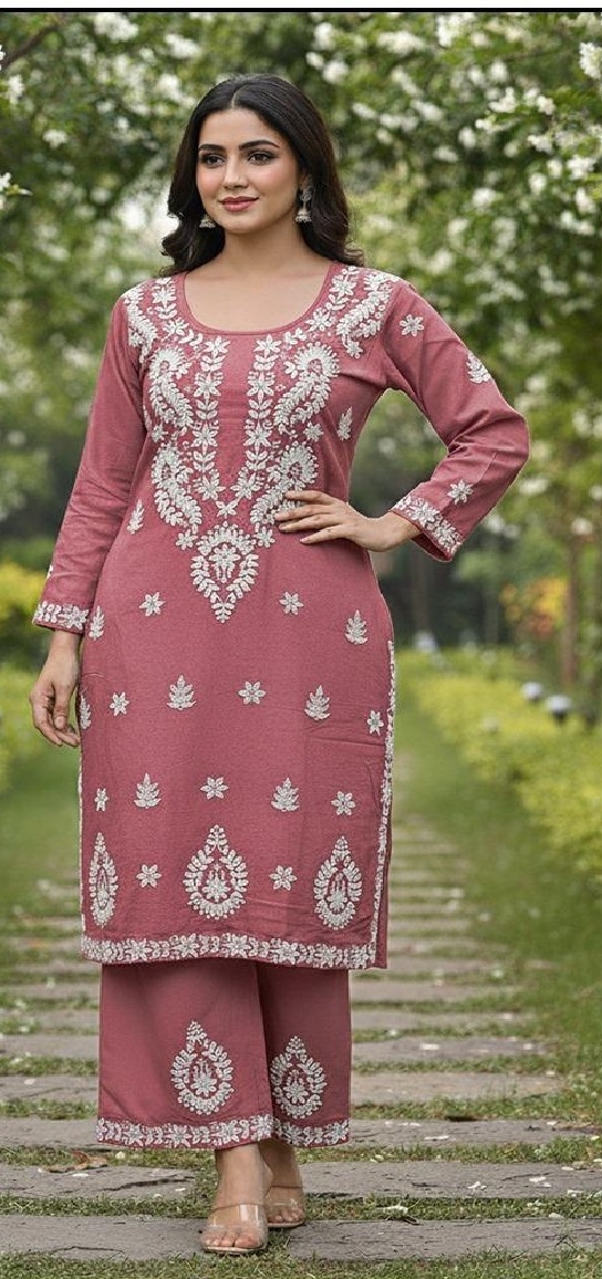 Hoor Tex Hf- 186 Heavy Reyon With Embroidery Work co-ord sets 