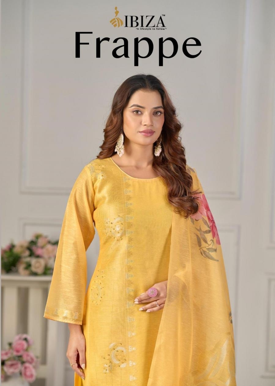 ibiza frappe series 5011-5014 linen jacquard wholesale salwar kameez