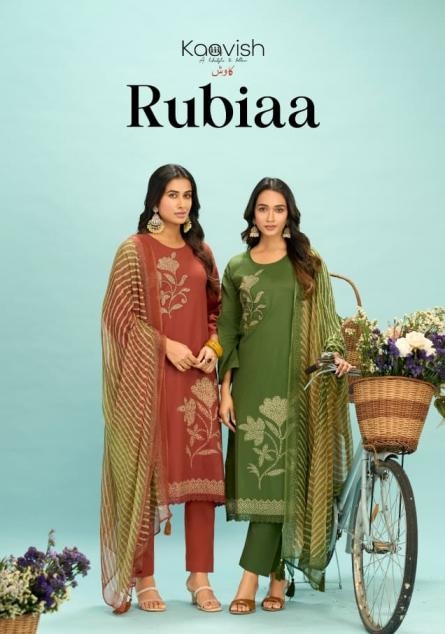 kaavish rubiaa series 2481-2484 lawn cotton wholesale suit 