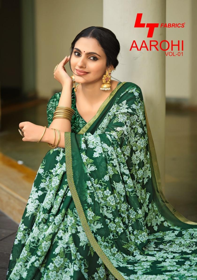 kashvi creation aarohi vol 1 series 101 to 108 dola silk sarees in wholesale surat