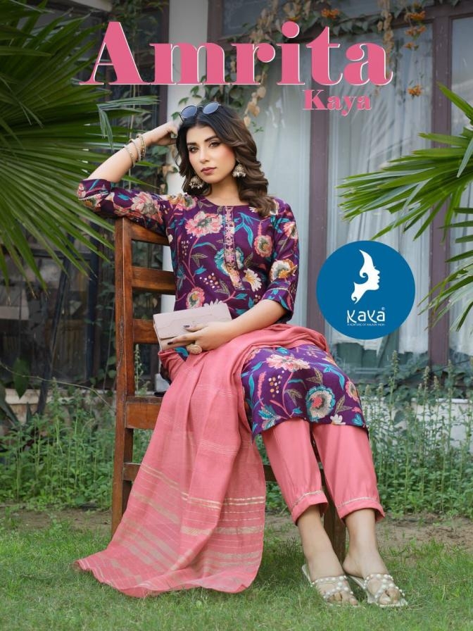 kaya amrita series 01-06 VERTICAN wholesale readymade suit 