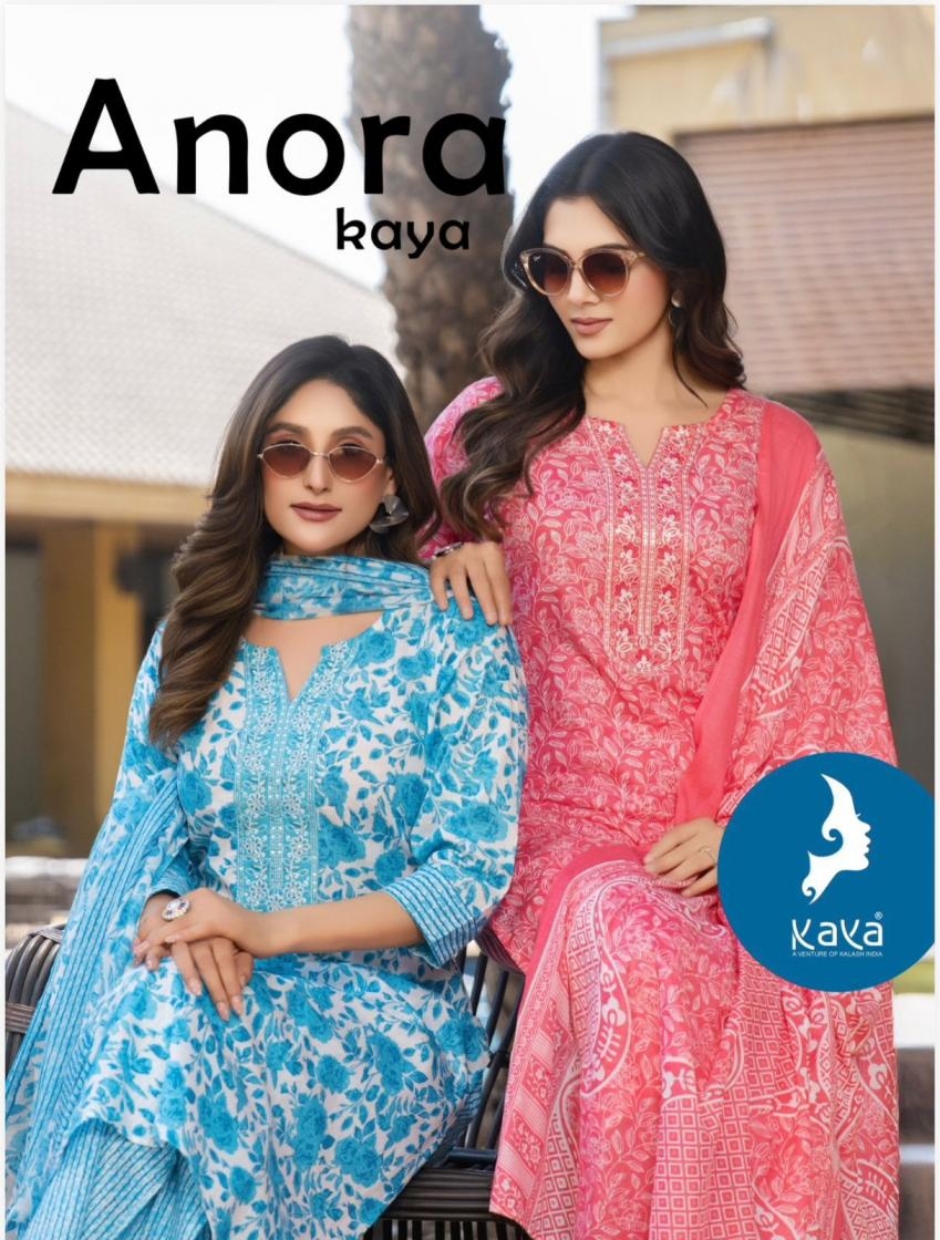 kaya anora series 01-06 cotton readymade wholesale suit 