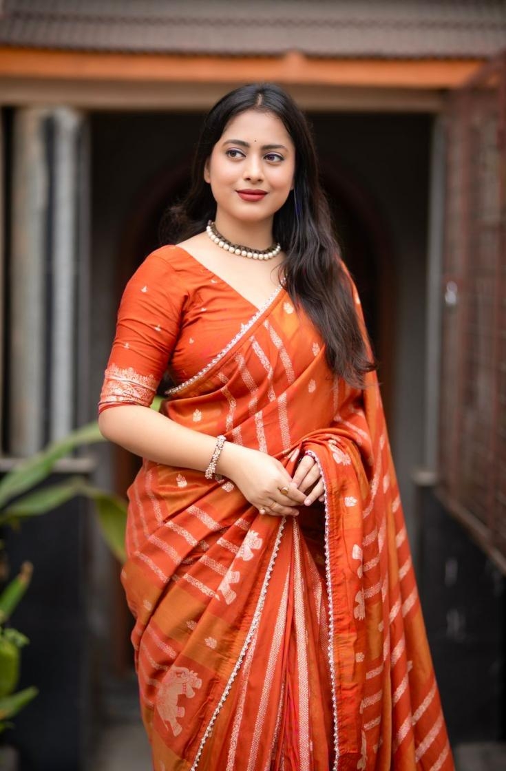 kc 761 kavita elephant cotton crape trendy sarees