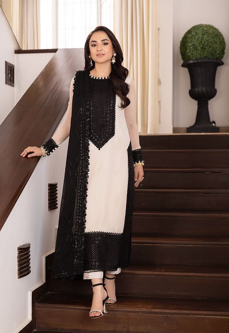 KD1593 Heavy Natural Crape wholesale readymade suit in singles