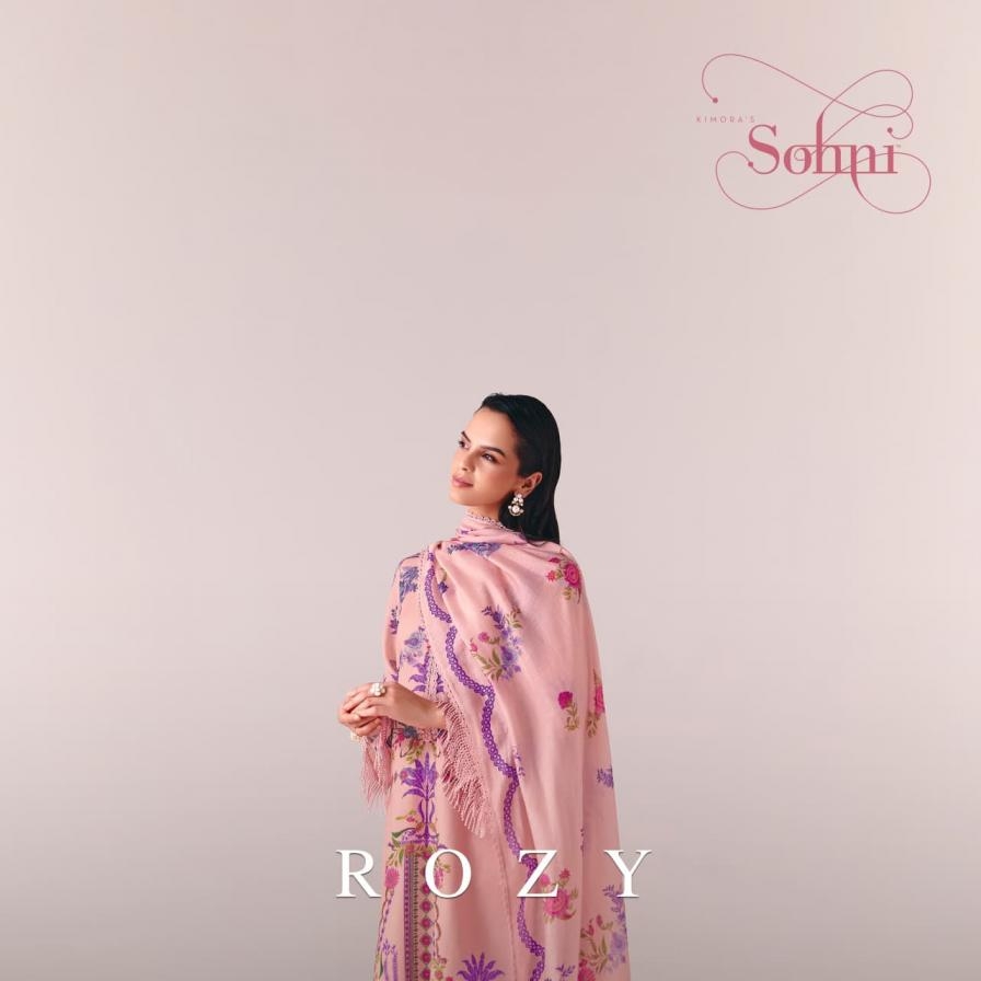 kimora rozy vol 65 linen series 721-724 modern pakistani suits in wholesale surat