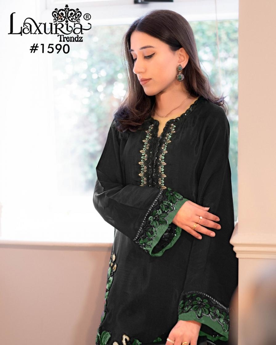 laxuria trendz 1590 roman glass wholesale pakistani suit 